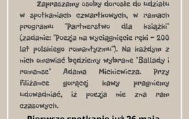 Czwartkowe spotkania z poezją 1