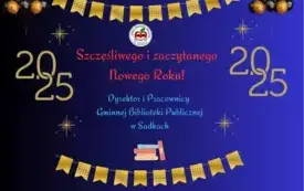 Niebieska złota jasna ilustrowana tradycyjna na Boże Narodzenie kartka (5)
