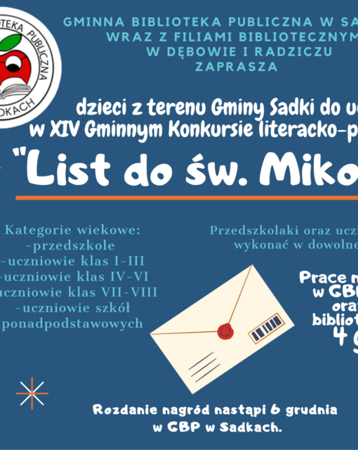 Gminny Konkurs "List do św. Mikołaja"
