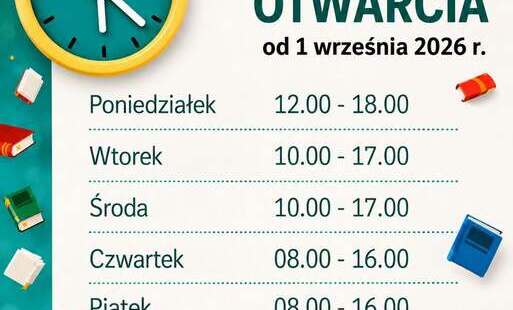 Zdjęcie do Powr&oacute;t do standardowych godzin funkcjonowania Biblioteki!