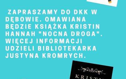 Zdjęcie do Dyskusyjny Klub Książki w Dębowie