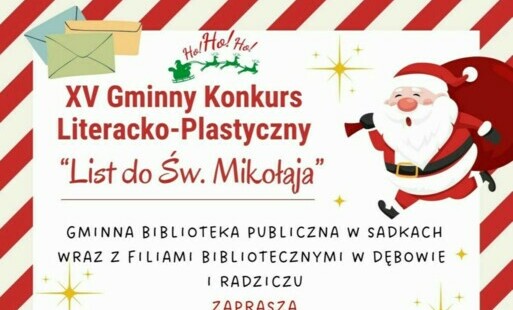 Zdjęcie do KONKURS &quot;List do Świętego Mikołaja&quot;